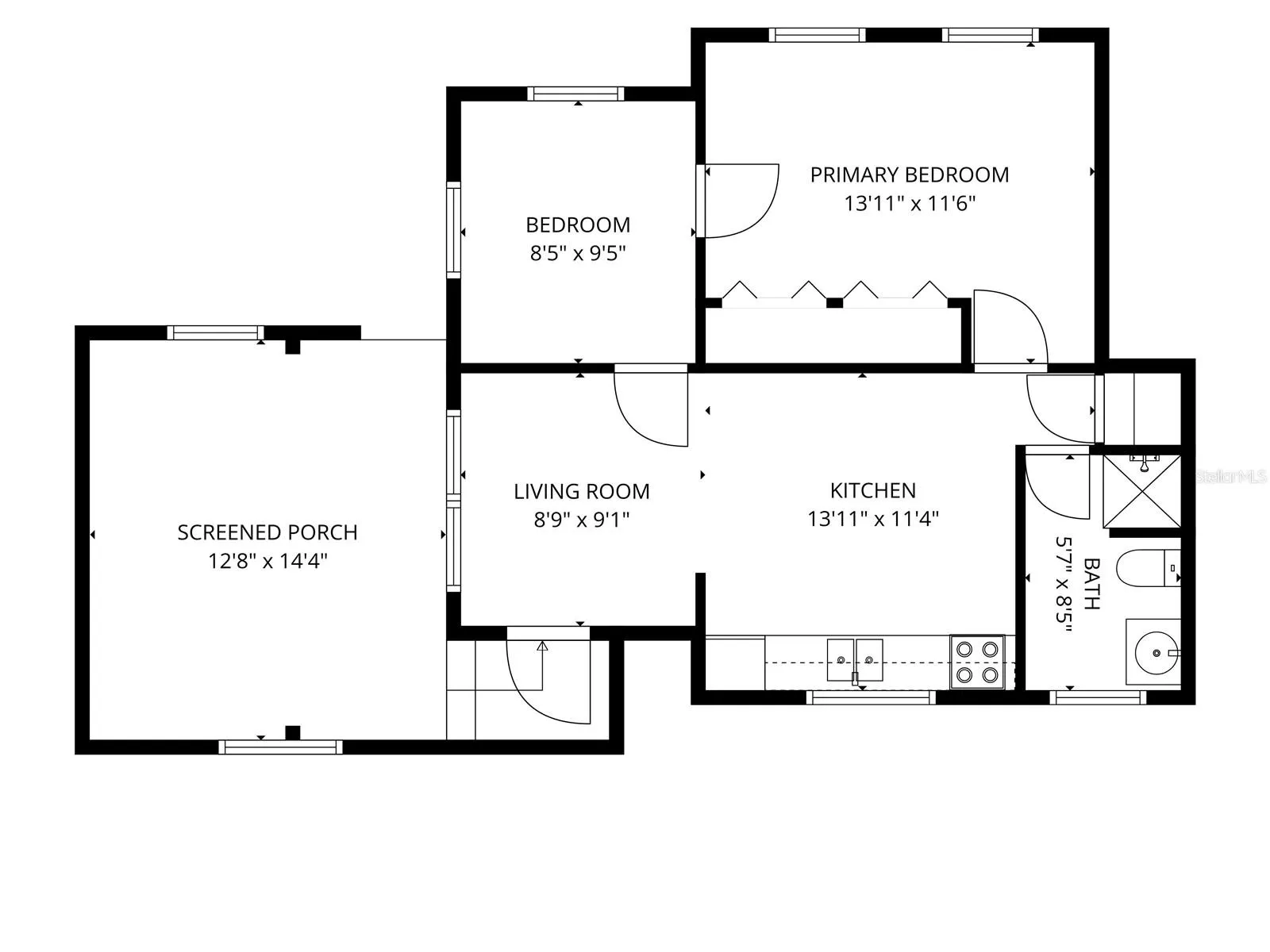Floor Plan - Back Unit