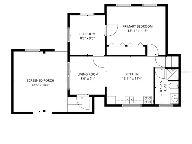 Floor Plan - Back Unit