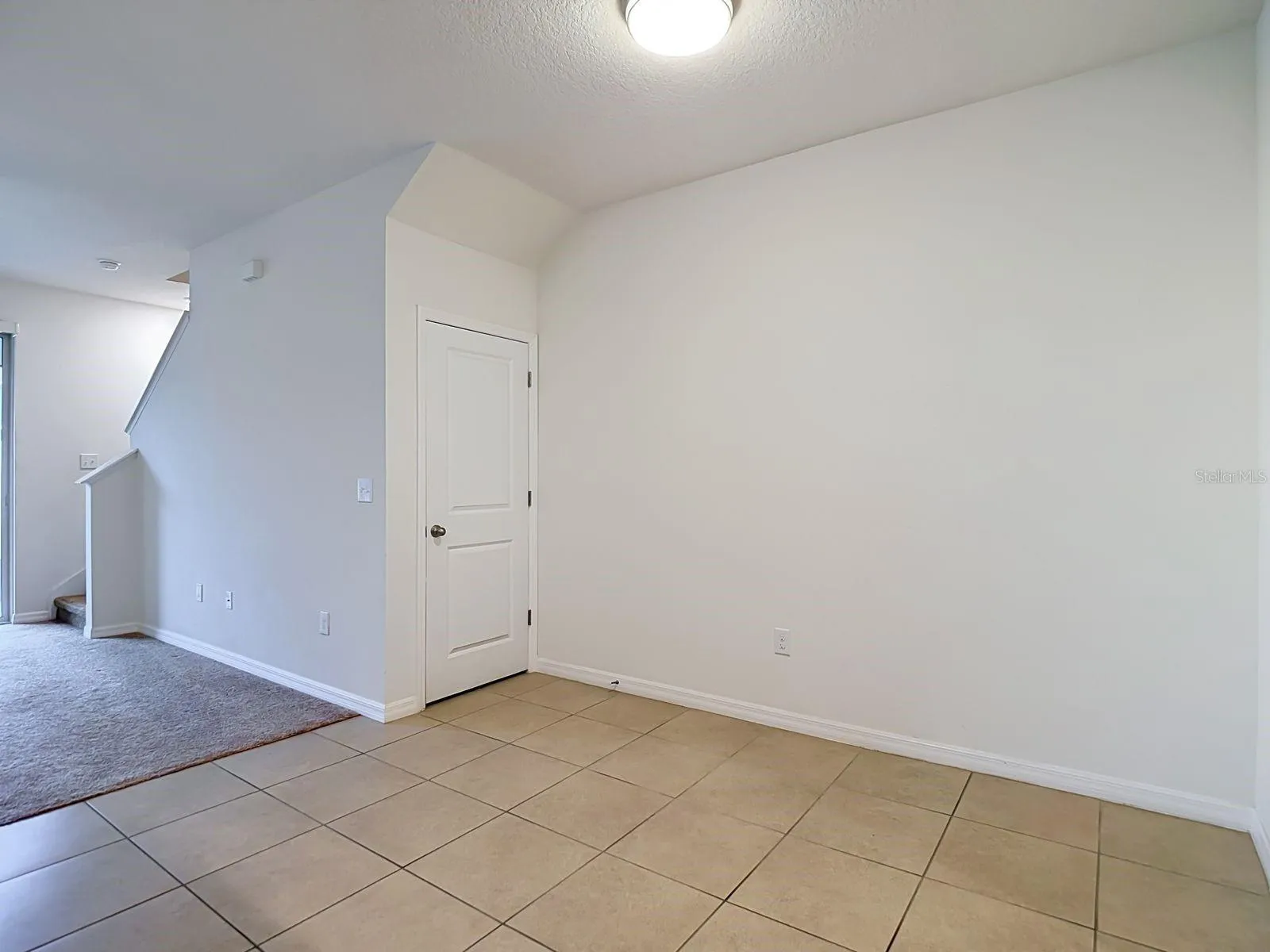 Dining area with large storage closet