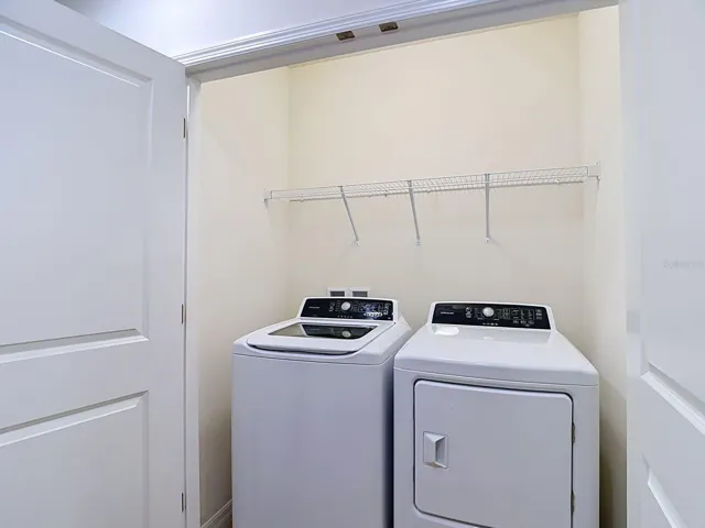 Upstairs washer and dryer
