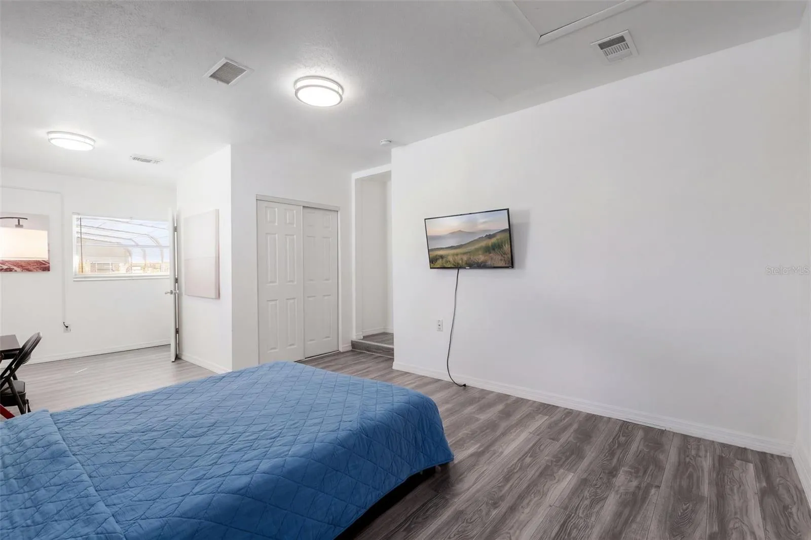 Primary bedroom with ensuite bathroom