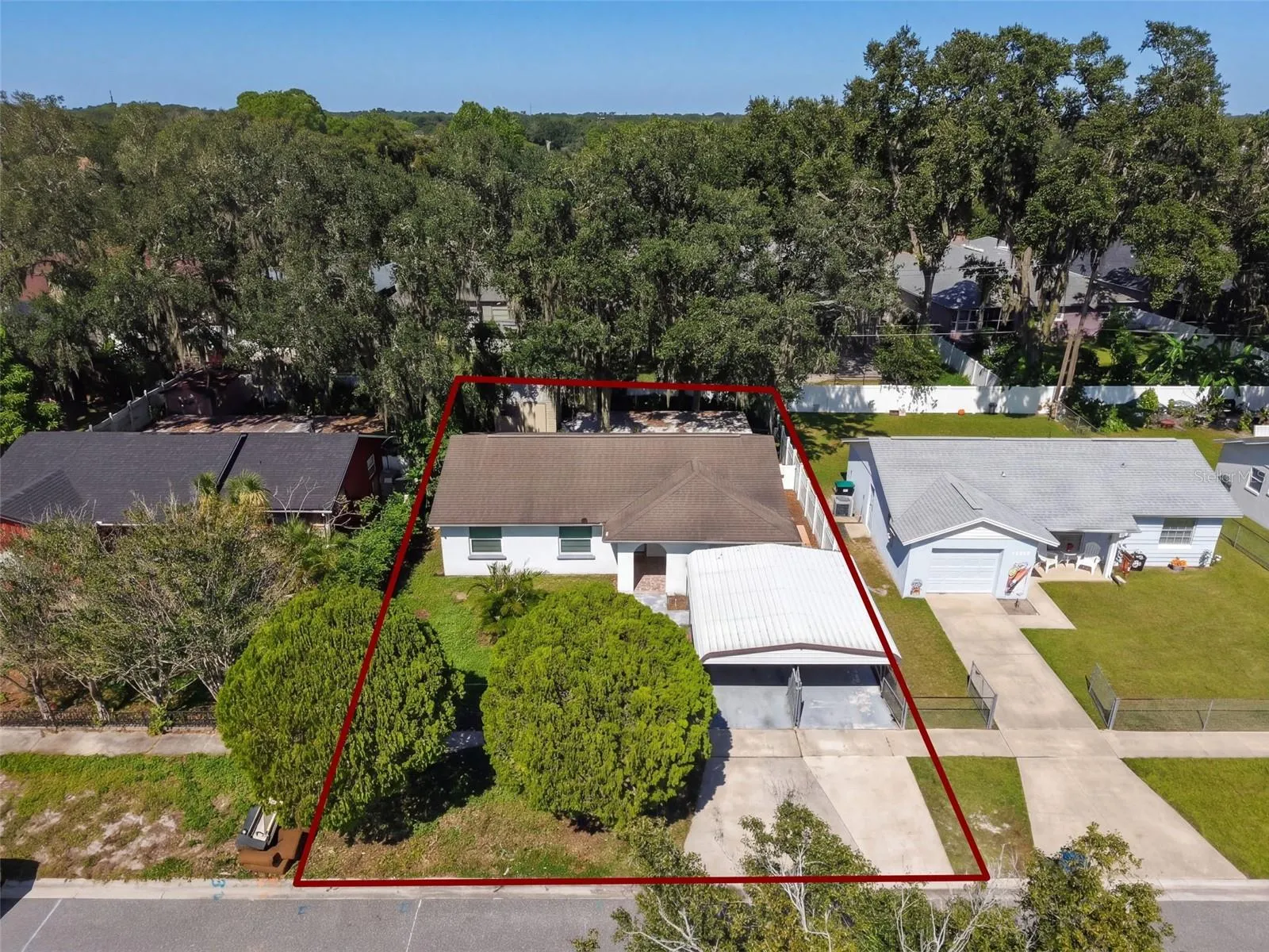 Front Elevation with lot