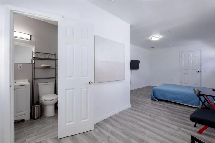Primary bedroom with ensuite bathroom