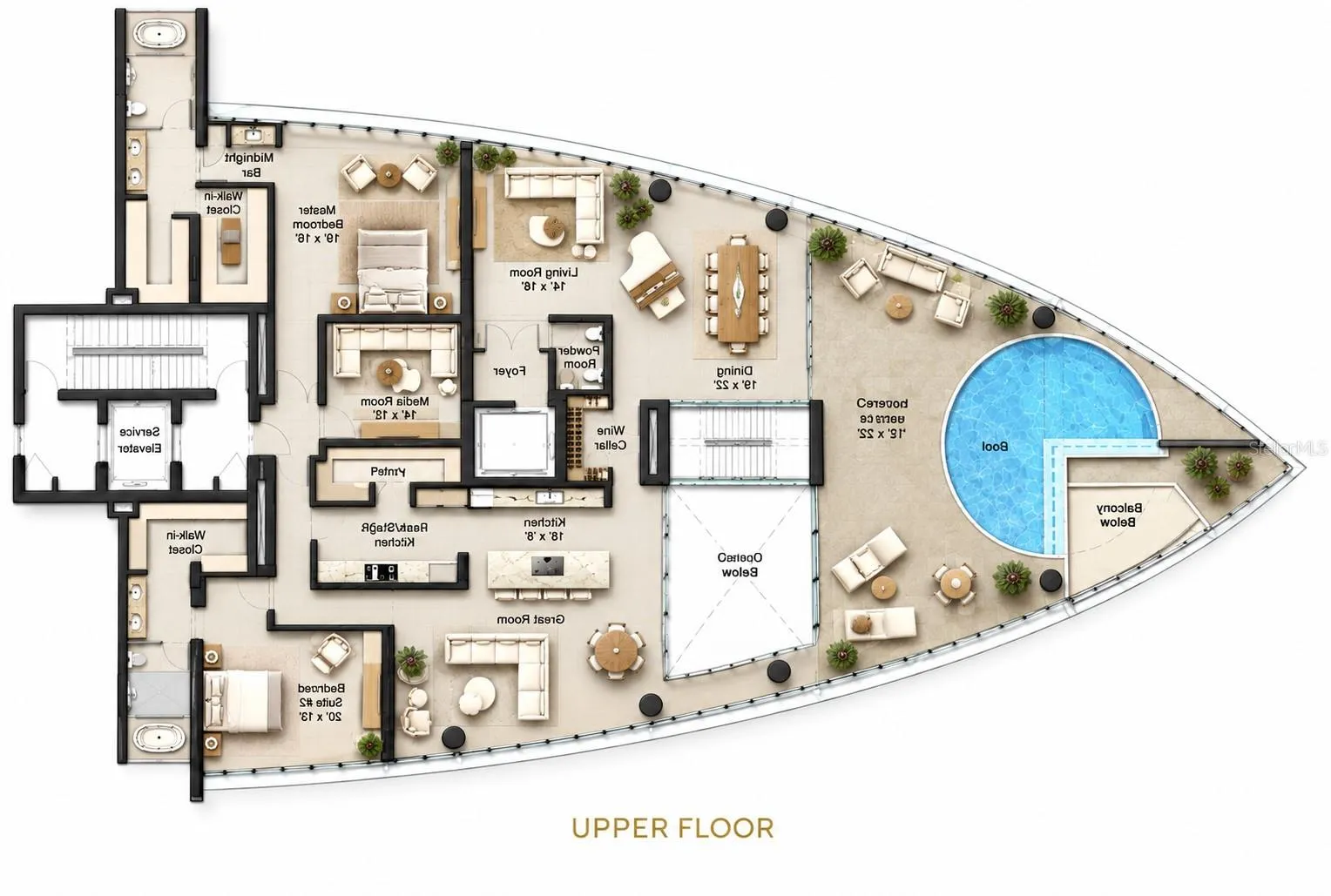 2nd Level - Floor Plan