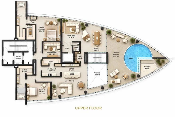 2nd Level - Floor Plan