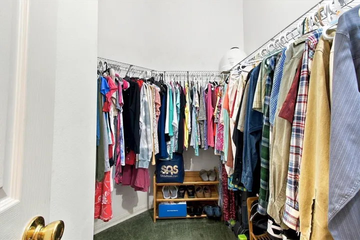 Primary walk-in closet