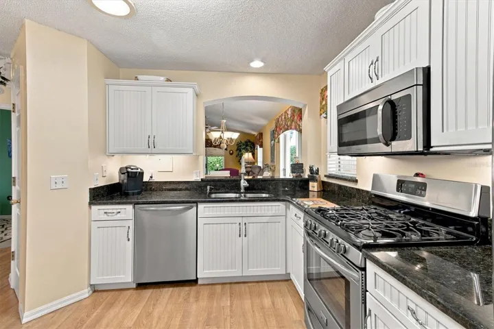 Kitchen range view