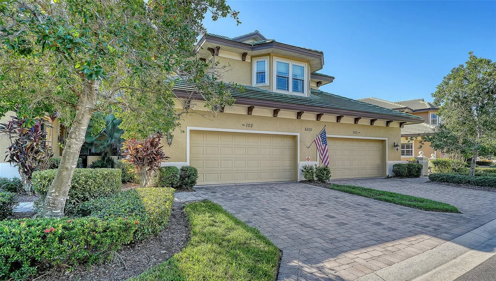 Spacious 2 car garage