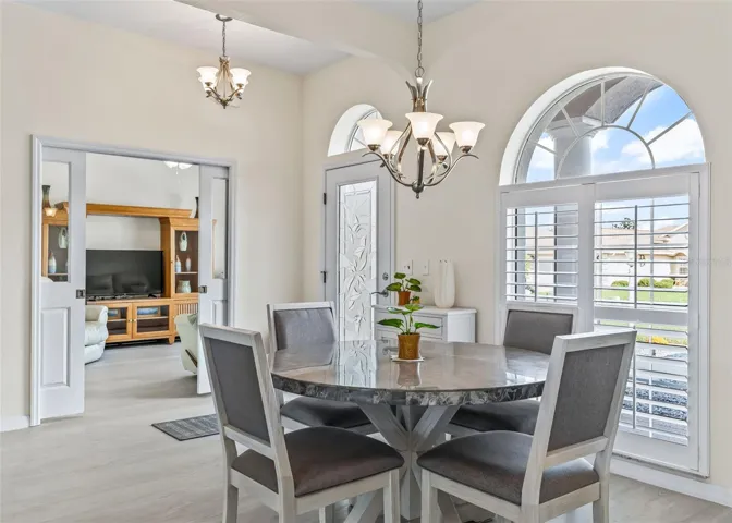 Dining area