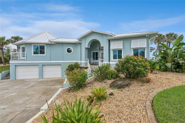 Set on over three-quarters of an acre with approximately 85 feet of ocean frontage, this property offers a generous setback from the road, ample driveway parking, and an attached garage. Neighboring Frank Rendon Park features a playground, covered picnic areas, restrooms, public beach access, and parking.