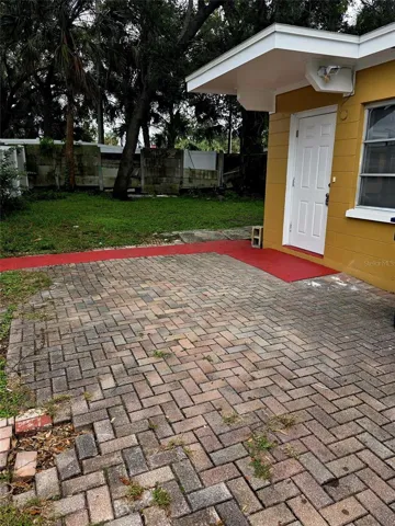 Back-side entrance of Home