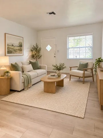 Virtually Staged Living Room