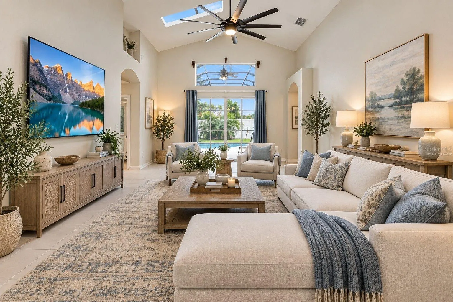 Living Room - Virtually Staged