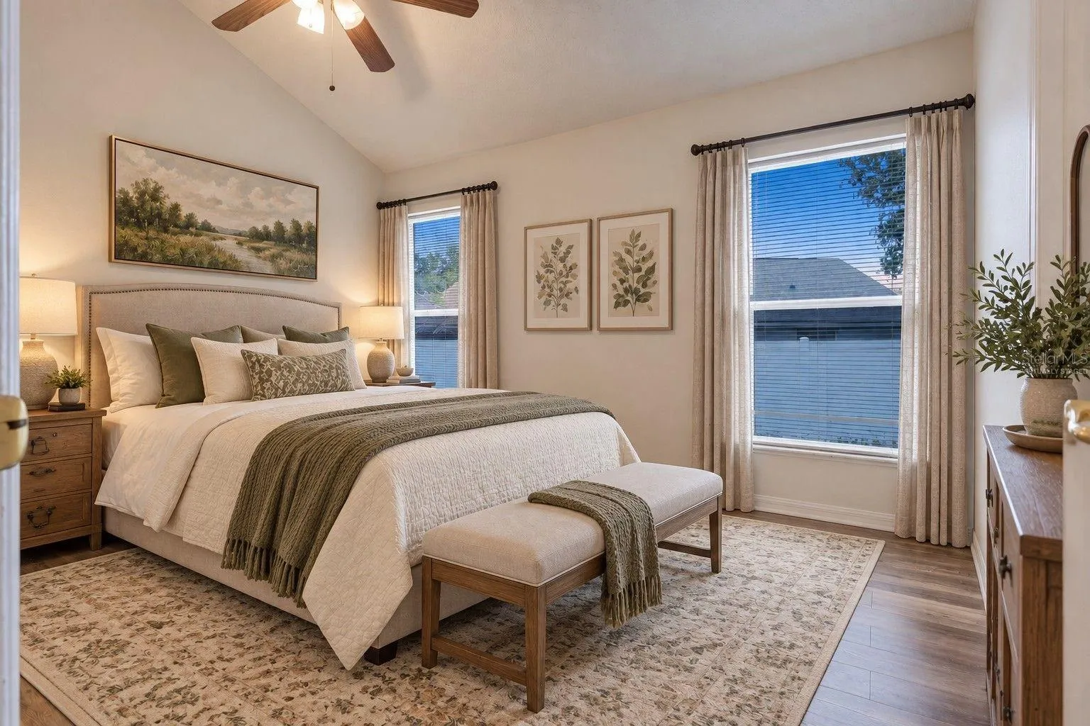 Primary Bedroom - Virtually Staged