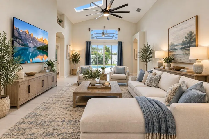 Living Room - Virtually Staged