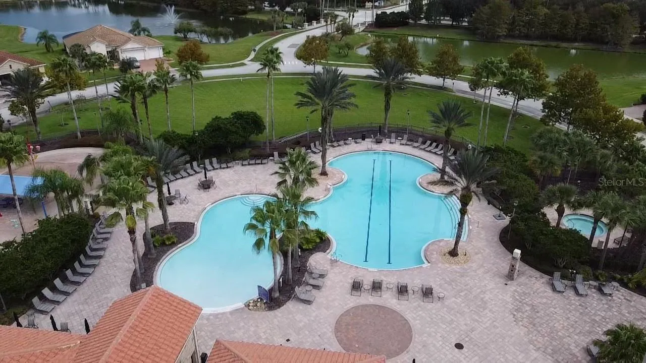 Zero-entry, resort-style pool