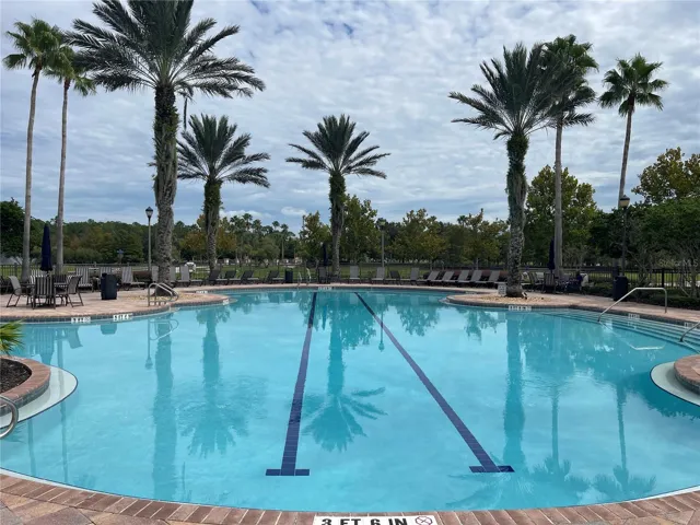 Zero-entry, resort-style pool