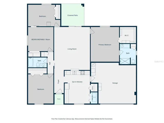 Spacious floor plan