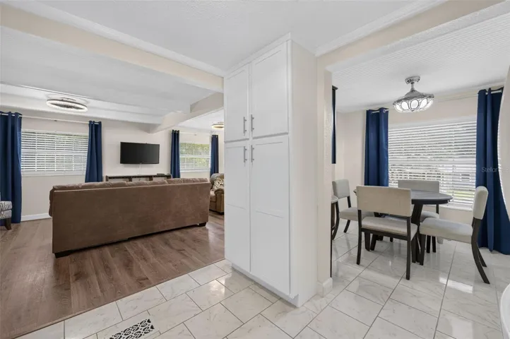 View from kitchen