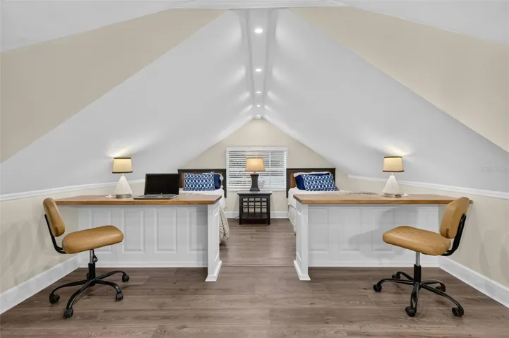 Built in Desks with Charging ports