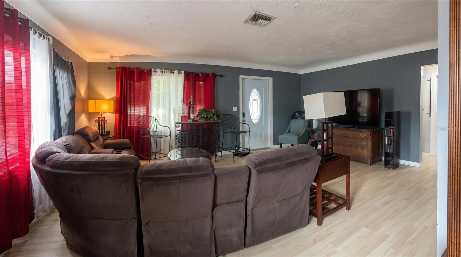 DINING AREA/LIVING ROOM VIEW