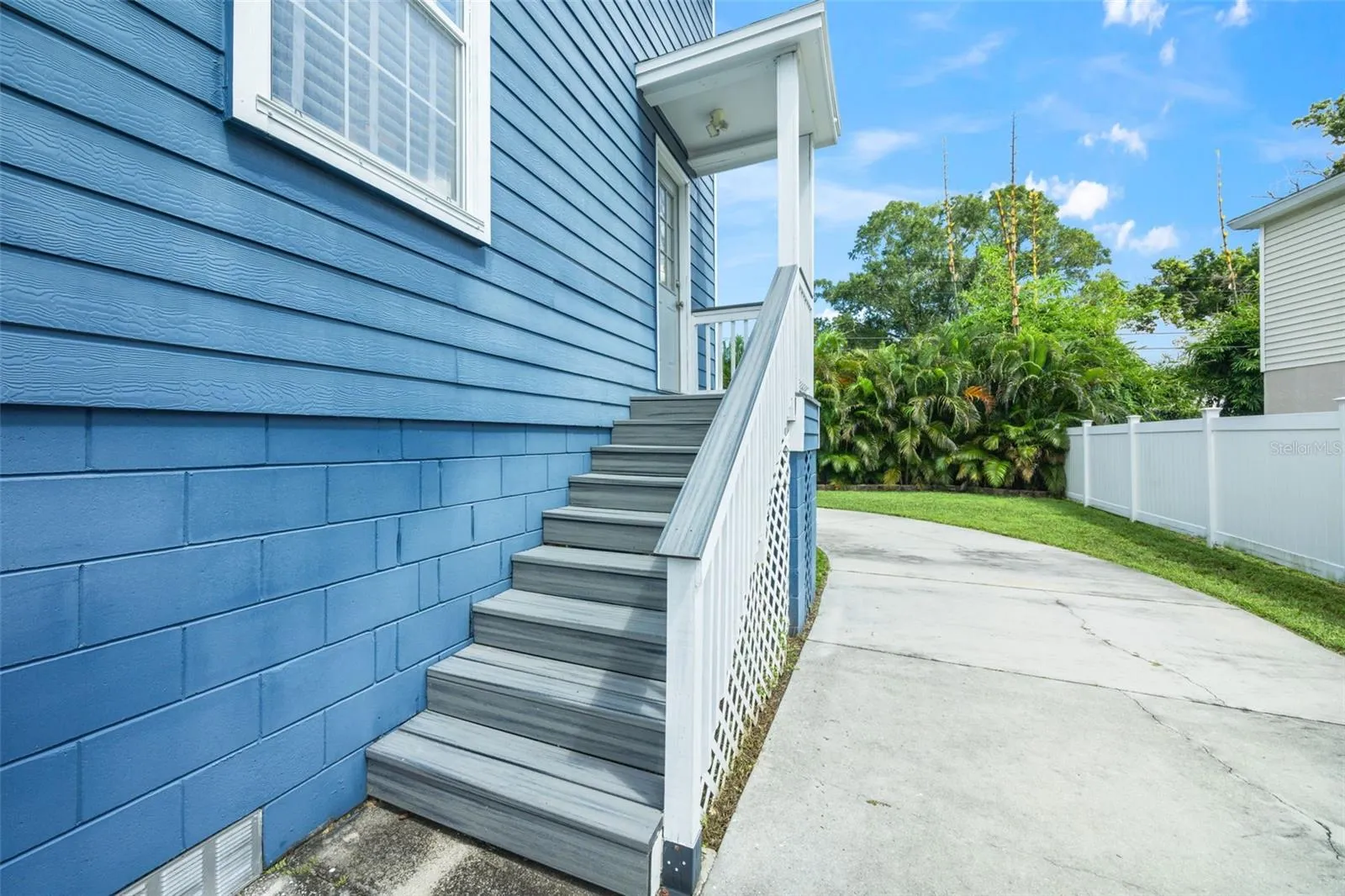 Side Entrance Into Laundry Room