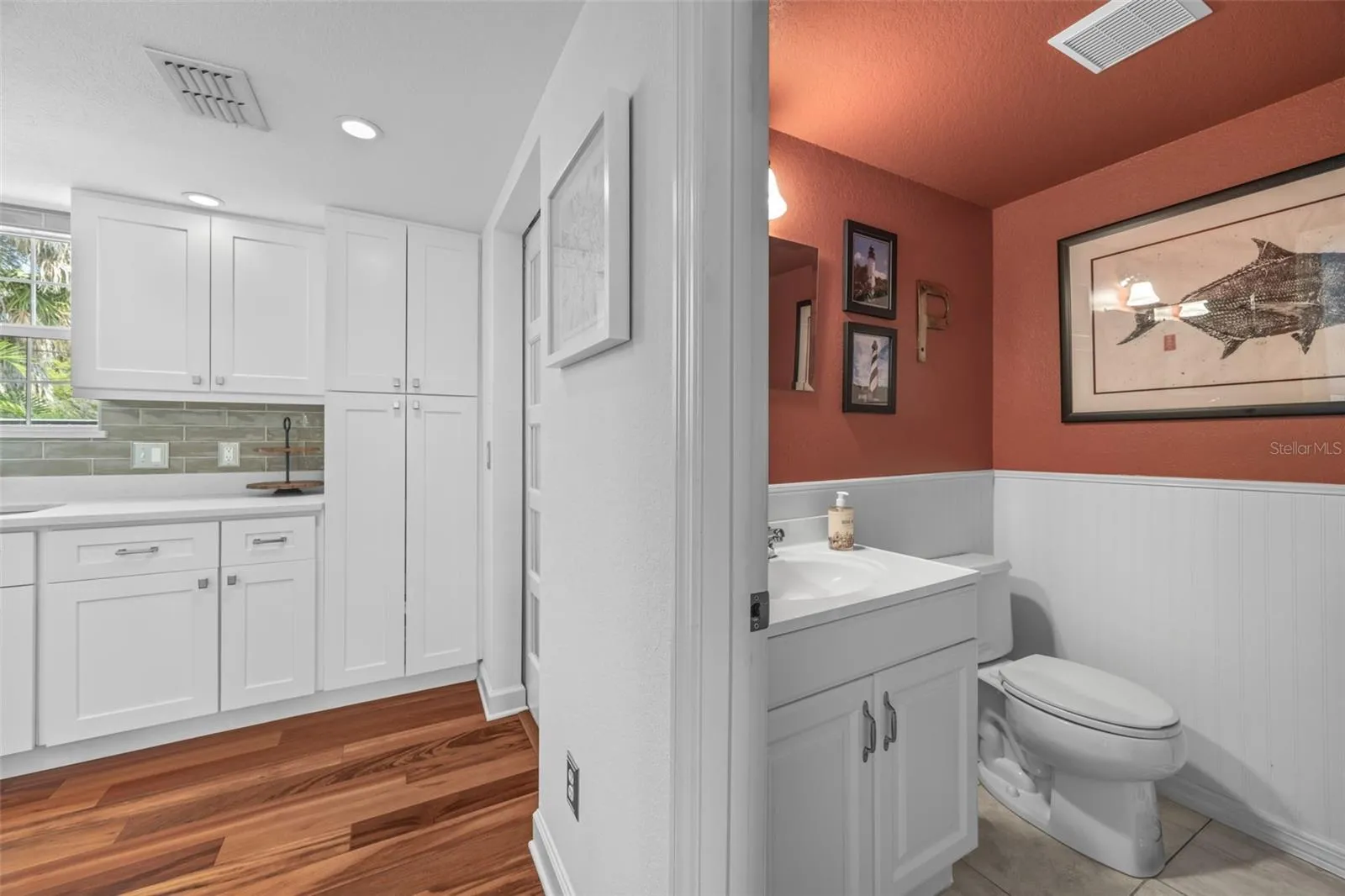 1st floor half bath