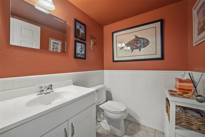 1st floor half bath