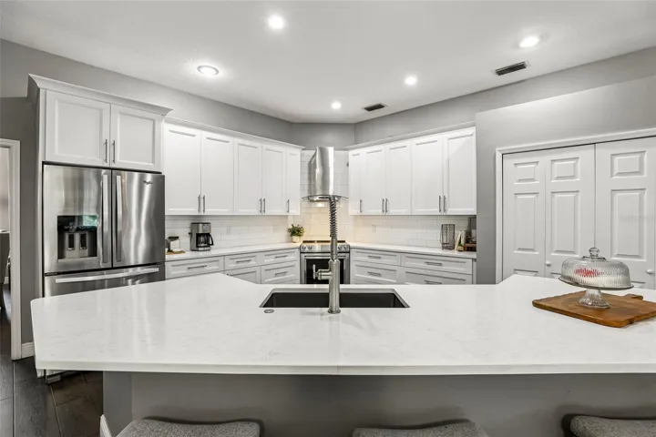 Kitchen with Quartz Countertops