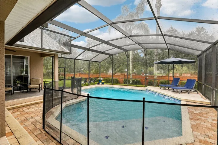 Pool with Water Feature