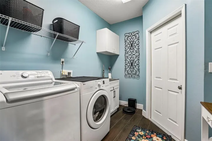 Laundry Room off 3 car Garage