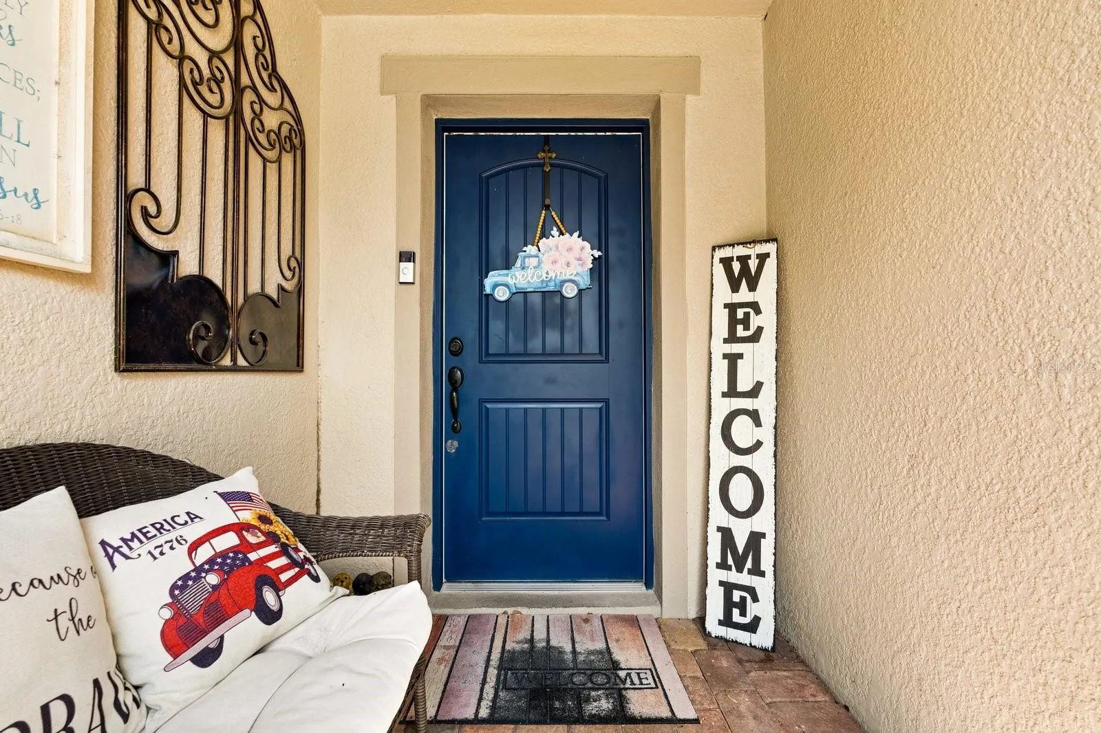 Covered front porch