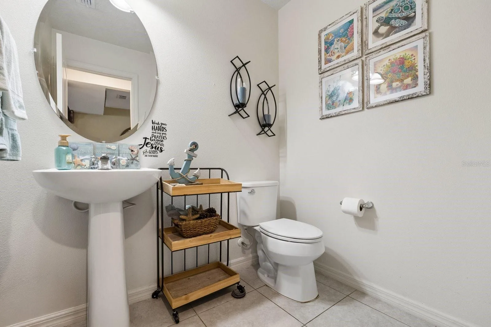 Half bath - adjacent to theater room