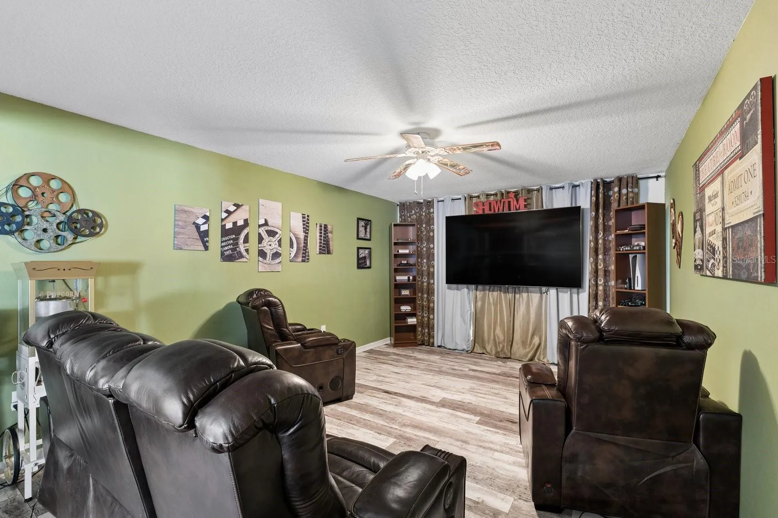 Movie Theater! Seller will leave all furniture and TV set up for new owner