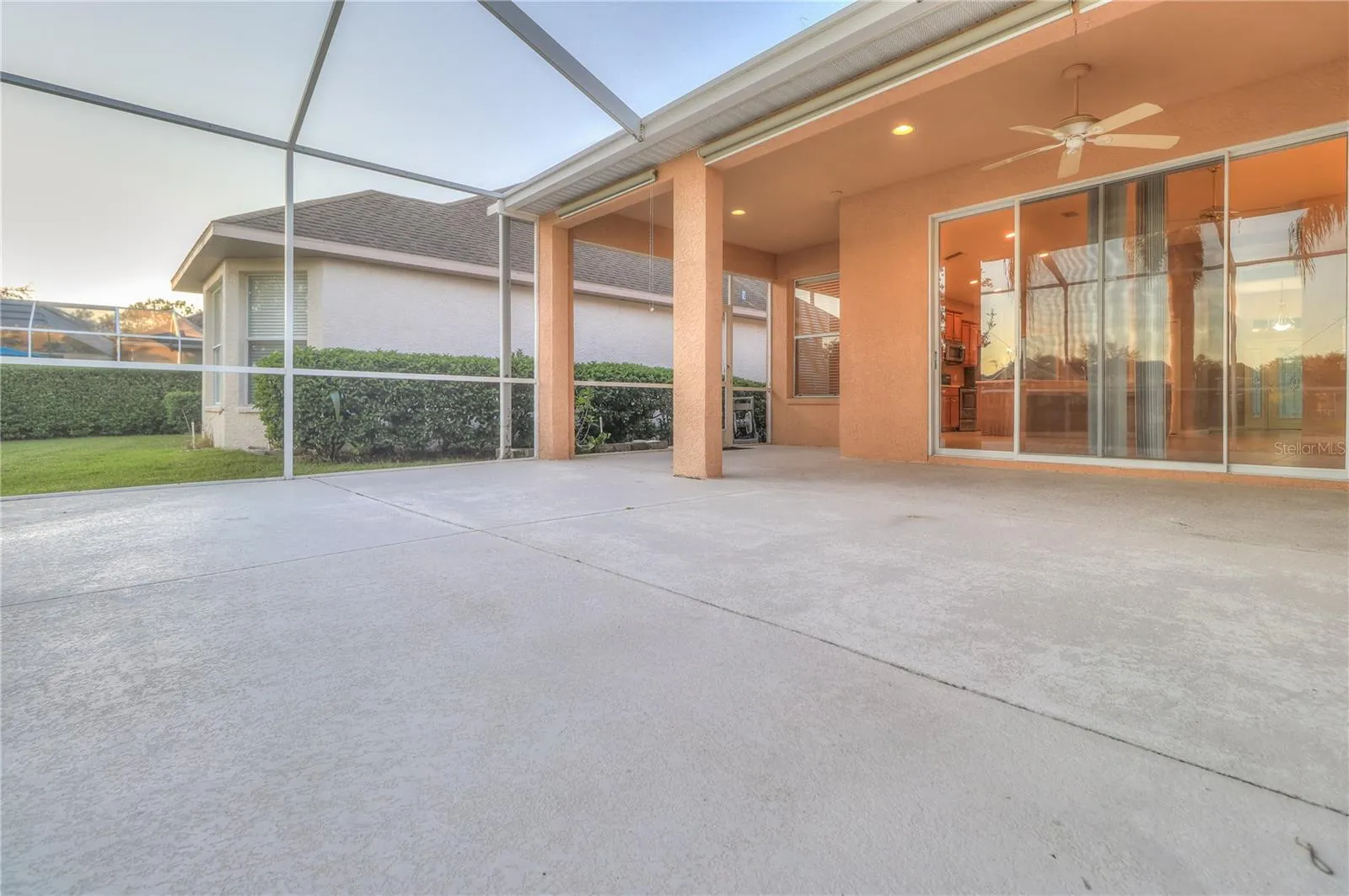 huge extended patio
