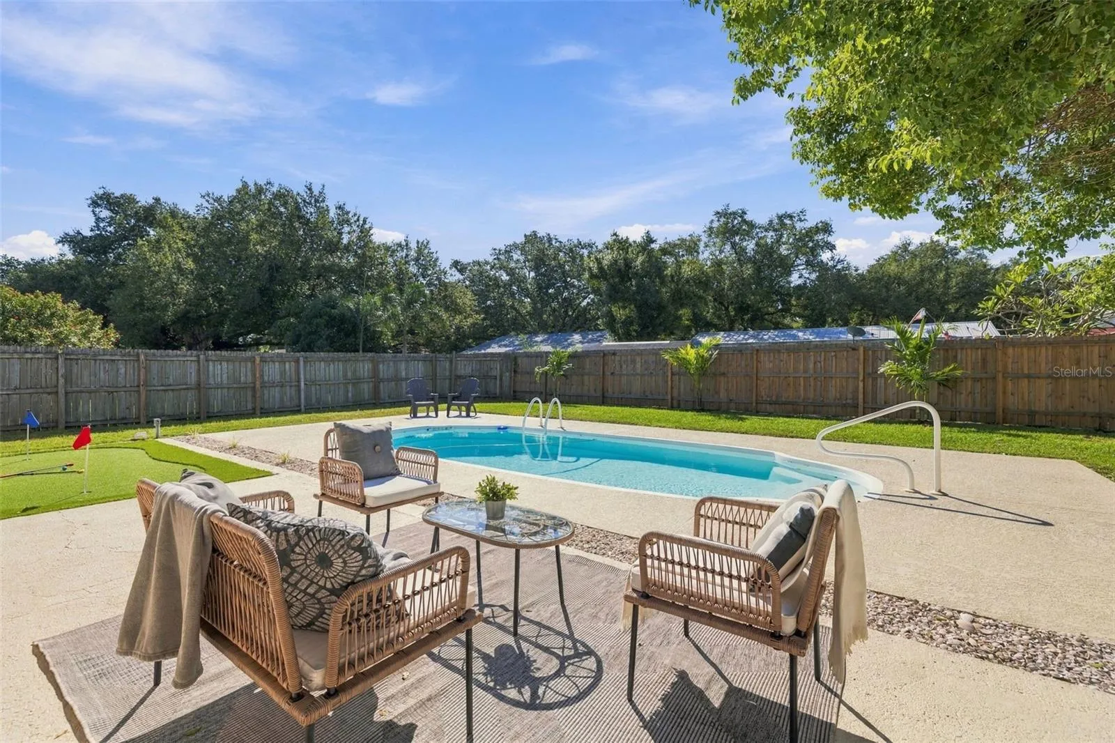 Patio for entertaining