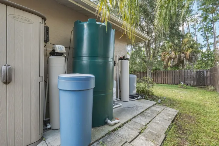 Fenced Backyard &amp; Reverse Osmosis