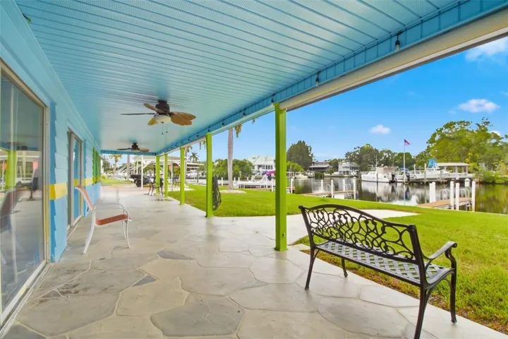 Back of clubhouse