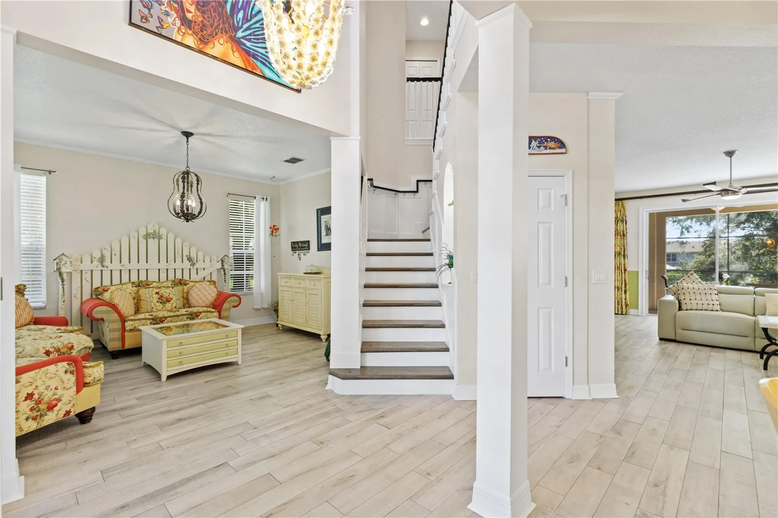 Beautifully remodeled staircase