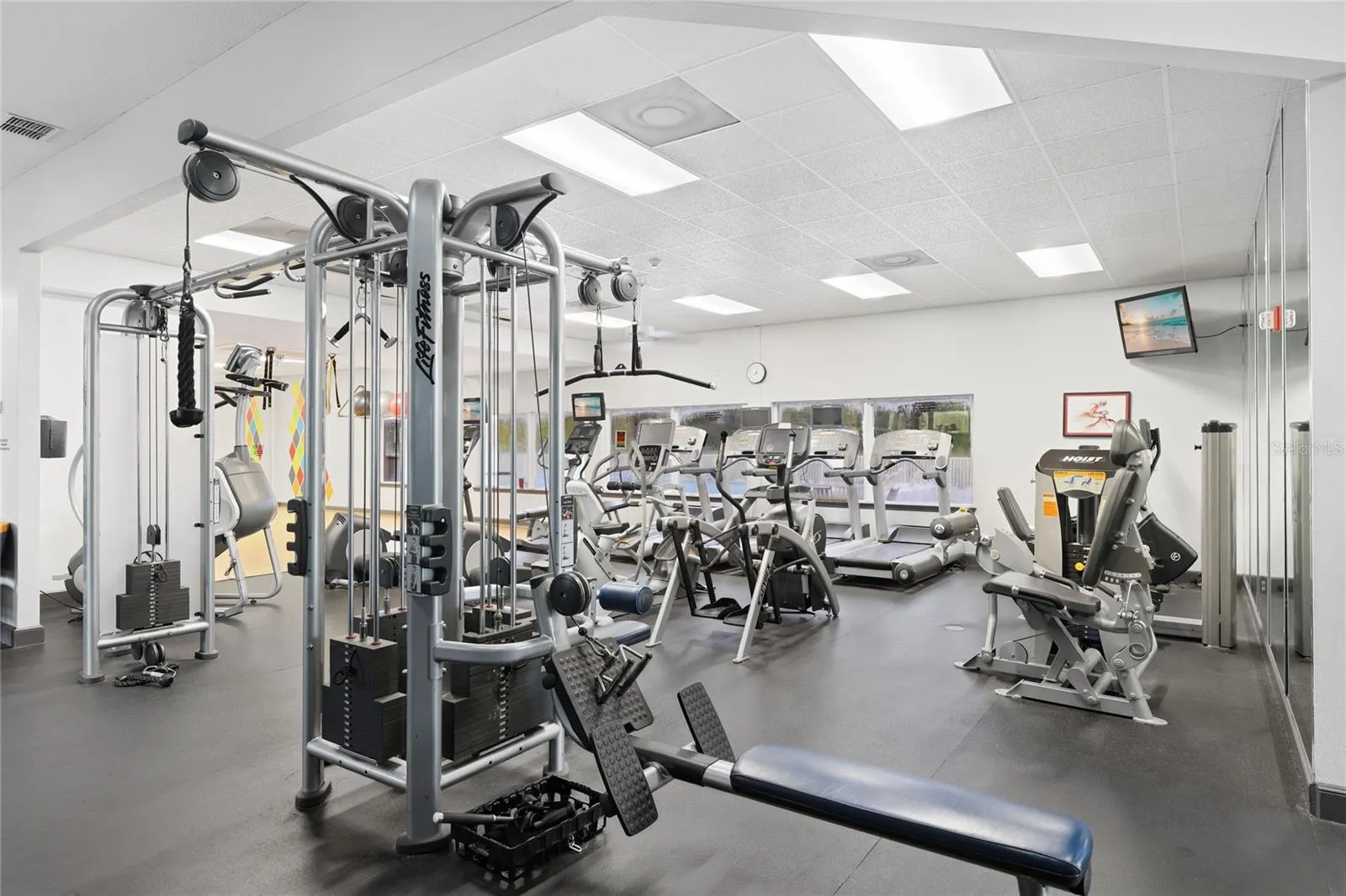 Gym at the Club at River Wilderness
