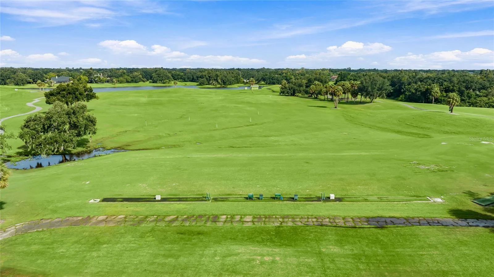 The driving range at River Wilderness