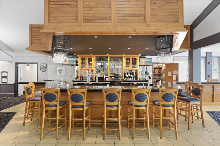 The club bar