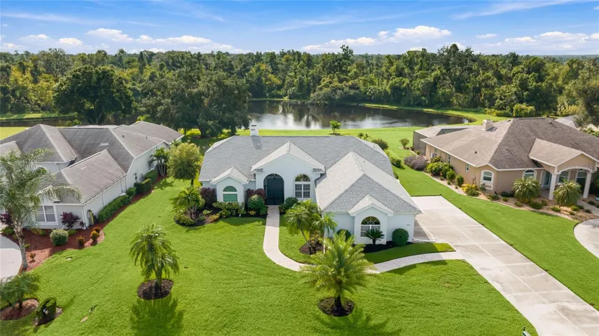 Welcome to the River Wilderness lifestyle: lake views, large lots, amenities, activities and a well-maintained home