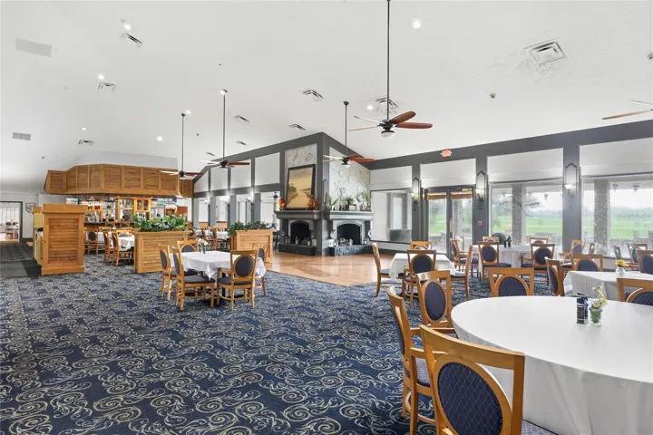 Dining area and bar