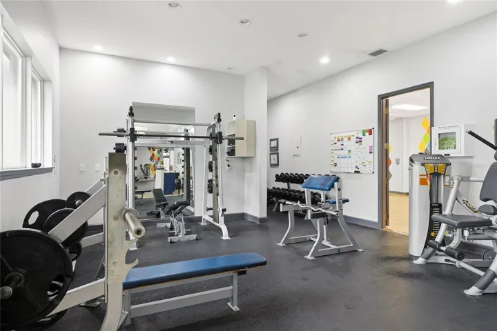 More gym equipment at the Club at River Wilderness