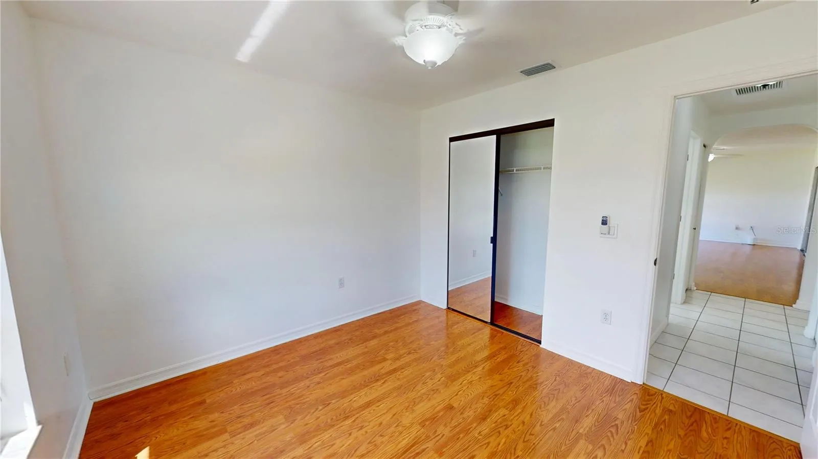 Bedroom 3 leads to the family room and adjacent to the 2nd full bath.