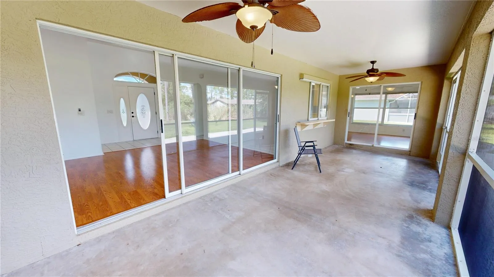 Lanai can be accessed from the main bedroom, living room or the family room.
