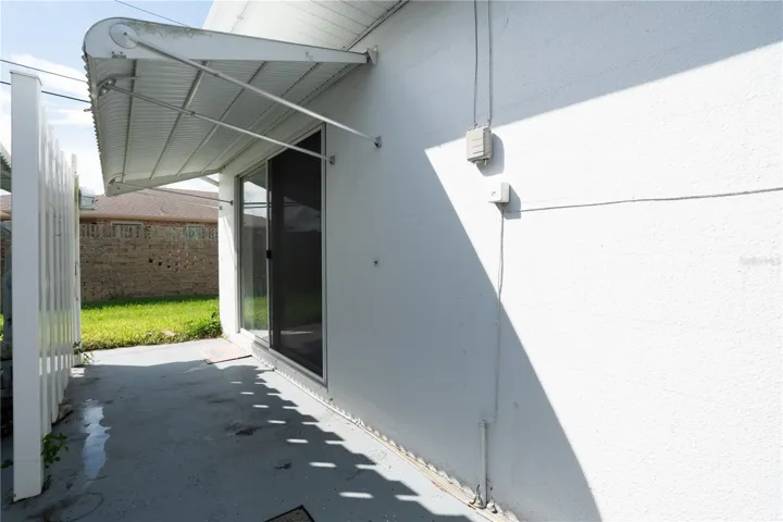 Back patio