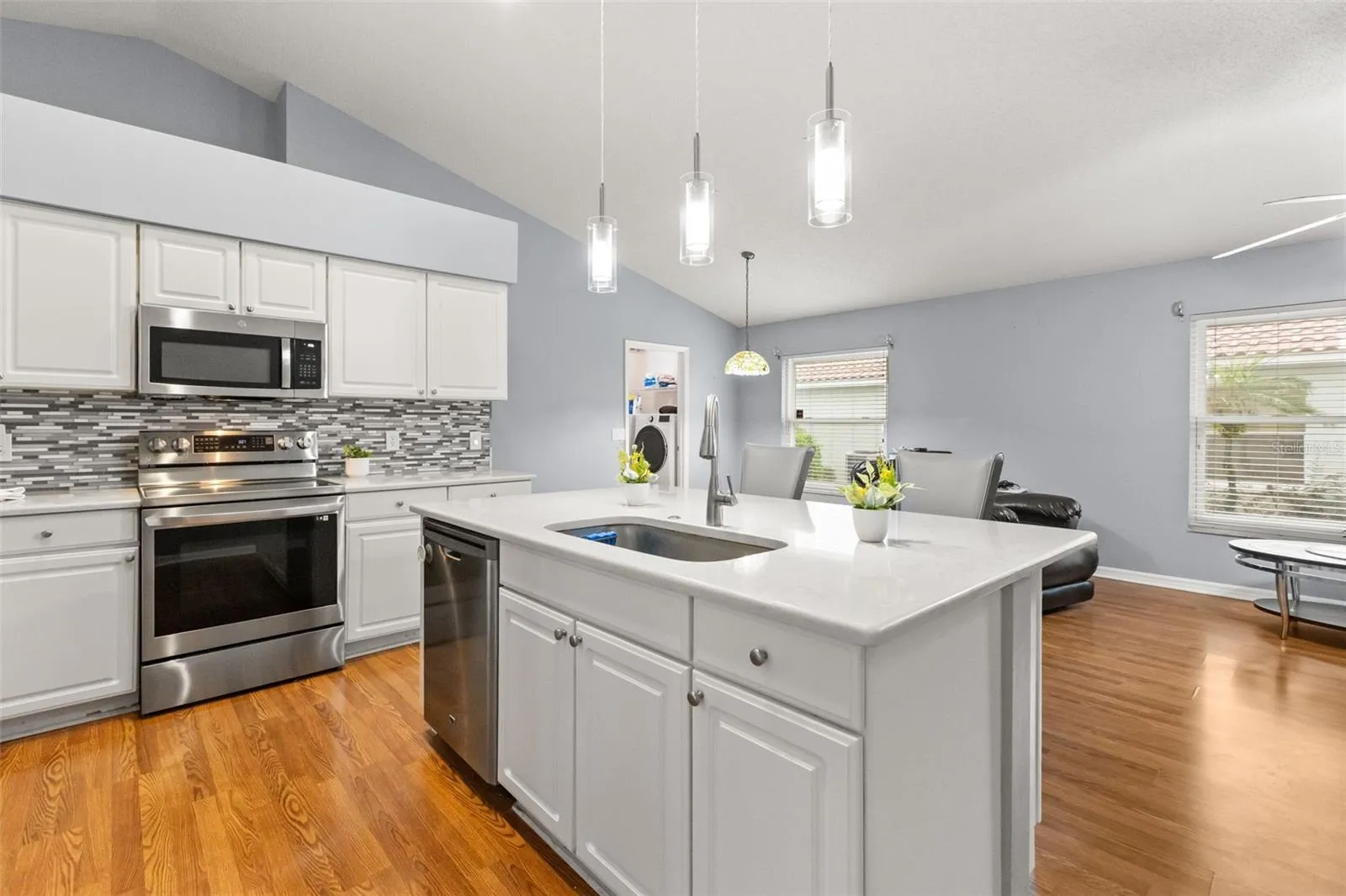 Completely remodeled kitchen with new stainless appliances