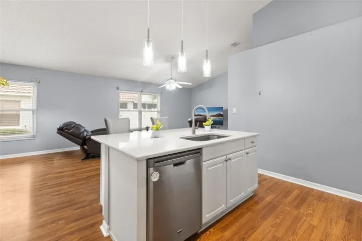 Maytag dishwasher and updated pendant lighting